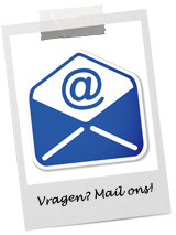 Vragen? Mail ons!